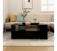 vidaXL Coffee Table Black 102x55x42 cm Engineered Wood
