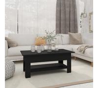 (black) vidaXL Coffee Table Chipboard End Accent Couch Sofa Side Table Multi Colours
