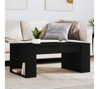 vidaXL Coffee Table Black 102x55x42 cm Engineered Wood