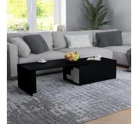 Vidaxl Coffee Table Black 150X50X35 Cm Engineered Wood