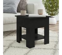 vidaXL Coffee Table Black 40x40x42 cm Engineered Wood