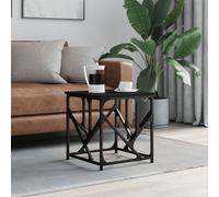 vidaXL Coffee Table Black 45x45x47.5 cm Engineered Wood UK