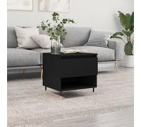 (black, 1 pcs) vidaXL Coffee Table Side Table End Accent Telephone Sofa Table Engineered Wood