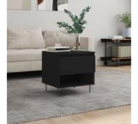 vidaXL Coffee Table Black 50x46x50 cm Engineered Wood