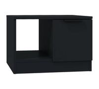 vidaXL Coffee Table Black 50x50x36 cm Engineered Wood UK GF0