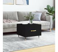 vidaXL Coffee Table Black 50x50x40 cm Engineered Wood