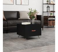 vidaXL Coffee Table Black 50x50x40 cm Engineered Wood