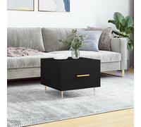vidaXL Coffee Table Black 50x50x40 cm Engineered Wood