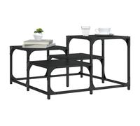 vidaXL Coffee Table Black 68x68x40 cm Engineered Wood