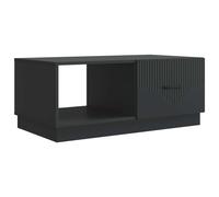 vidaXL Coffee Table Black 90 x 50 x 37 cm Engineered Wood