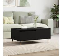vidaXL Coffee Table Black 90x50x36.5 cm Engineered Wood