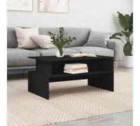 vidaXL Coffee Table Black 90x55x42.5 cm Engineered Wood UK HOT