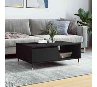 vidaXL Coffee Table Black 90x60x35 cm Engineered Wood 01 UK HOT