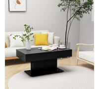 vidaXL Coffee Table Black 96x50x45 cm Engineered Wood