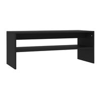 vidaXL Coffee Table Black Engineered Wood Couch End Side Sofa Small Sofa Table