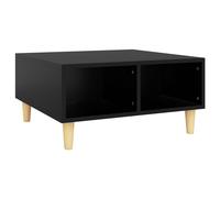 vidaXL Coffee Table Black Engineered Wood Couch Side Table Indoor Furniture