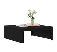 vidaXL Coffee Table Black Oak 100 x 100 x 35 cm Engineered Wood