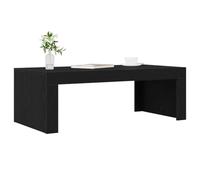 Vidaxl Coffee Table Black Oak Wood Medium Durable Coffee Table, Black