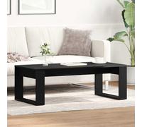 vidaXL Coffee Table Black oak 102 x 50 x 35 cm Engineered Wood