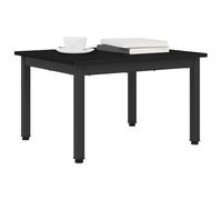 vidaXL Coffee Table Black Oak 60 x 50 x 36 cm Engineered Wood
