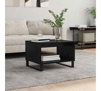 vidaXL Coffee Table Black oak 60 x 50 x 40 cm Engineered wood