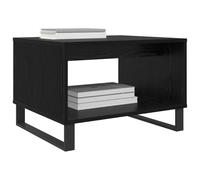 vidaXL Coffee Table Black oak 60 x 50 x 40 cm Engineered wood