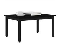 Coffee Table Modern Rectangular Black Oak 70x50x36cm Engineered Wood Minimal Set