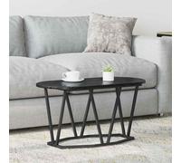 VidaXL Coffee Table Black Oak 80 X 40 X 40.5 Cm