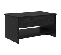 vidaXL Coffee Table Black Oak 80 x 50.5 x 41.5 cm Engineered Wood, Living Room,