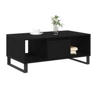 vidaXL Coffee Table Black Oak 90 x 50 x 36.5 cm Engineered Wood