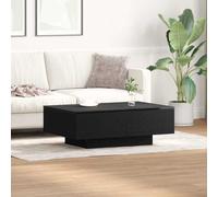 vidaXL Coffee Table Black oak 90 x 60 x 31 cm Engineered wood