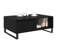 vidaXL Coffee Table Black Oak 90 x 60 x 35 cm Engineered Wood