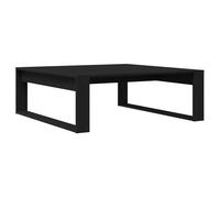 vidaXL coffee table - black oak - engineered wood - 100 x 35 cm - living room - modern/minimalist style - indoor only