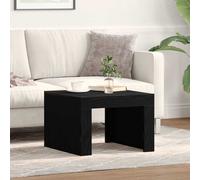 vidaXL Coffee Table Black oak Engineered wood