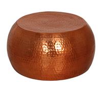 vidaXL Coffee Table Brass Ø55x28 cm Aluminium