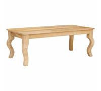 Coffee Table Solid Mango Wood Brown 110x55x40cm Rectangular Minimalist Modern