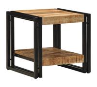 vidaXL Coffee Table Brown 40 x 40 x 38 cm Solid mango wood