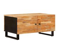 Coffee Table Brown 80 x 50 x 40 cm Solid Mango Wood