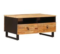 vidaXL Coffee Table with Drawer Brown 80 x 54 x 40 cm Solid Mango Wood