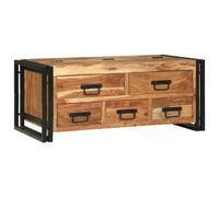 vidaXL Coffee Table Brown 90 x 50 x 38 cm Solid acacia wood
