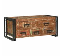 vidaXL Coffee Table Brown 90 x 50 x 38 cm Solid reclaimed wood