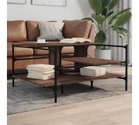(brown oak) vidaXL Coffee Table Hallway Side End Table Tea Sofa Table Engineered Wood