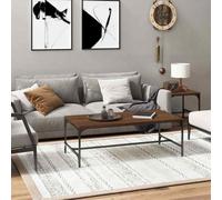 (Brown oak, 100 x 50 x 35 cm) vidaXL 1/2x Side Table Engineered Wood Couch Tea Table Multi Colours/Sizes