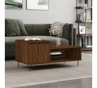 (brown oak) vidaXL Coffee Table Side Table End Accent Telephone Sofa Table Engineered Wood
