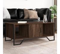vidaXL Coffee Table Brown Oak 100x51x40 cm Engineered Wood