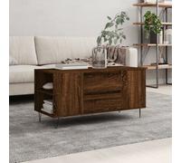 vidaXL Coffee Table Brown Oak 102x44.5x50 cm Engineered Wood