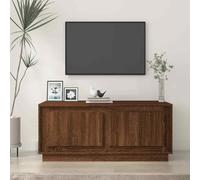vidaXL Coffee Table Brown Oak 102x50x44 cm Engineered Wood UK HOT