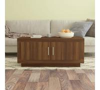 vidaXL Coffee Table Brown Oak 102x50x45 cm Engineered Wood