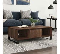 vidaXL Coffee Table Brown Oak 104x60x35 cm Engineered Wood