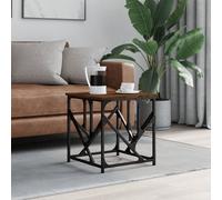 vidaXL Coffee Table Brown Oak 45x45x47.5 cm Engineered Wood UK